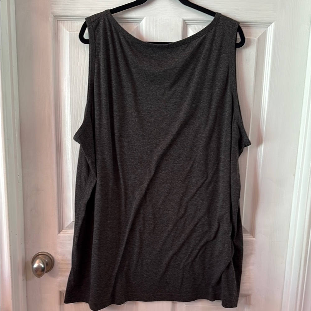 Reebok Black Sleeveless Muscle Tee Relaxed Fit - Picture 3 of 3